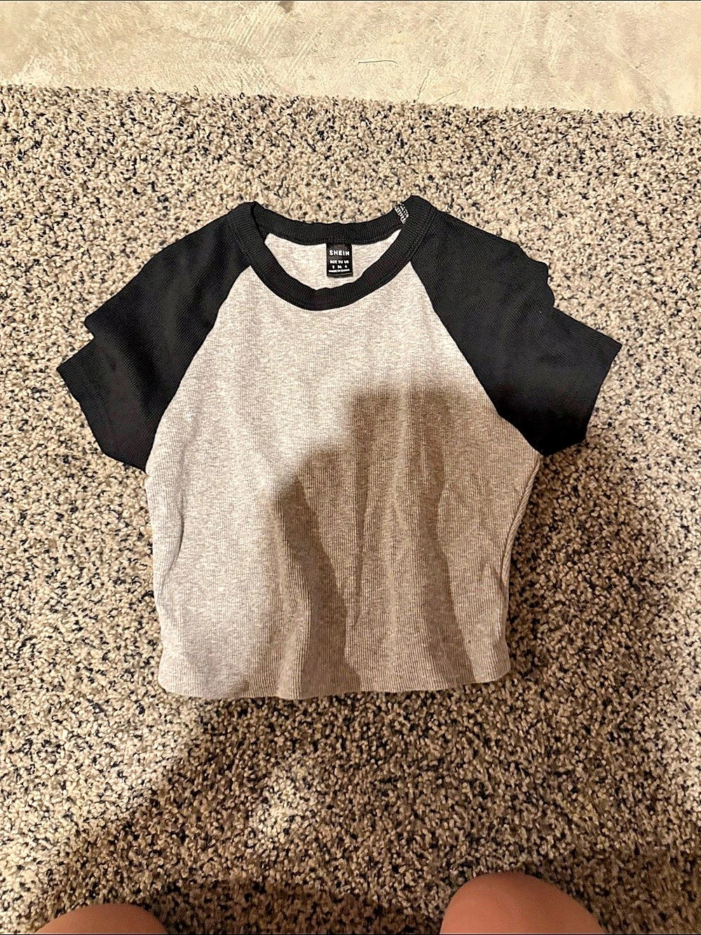 SHEIN Color Block Short Sleeve Top Size Small